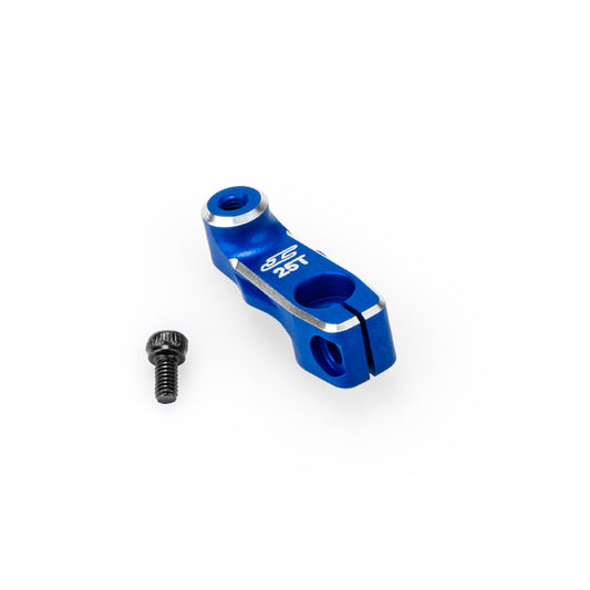 25T RC10B7.1 15.5mm Alloy Clamp Servo Horn Black