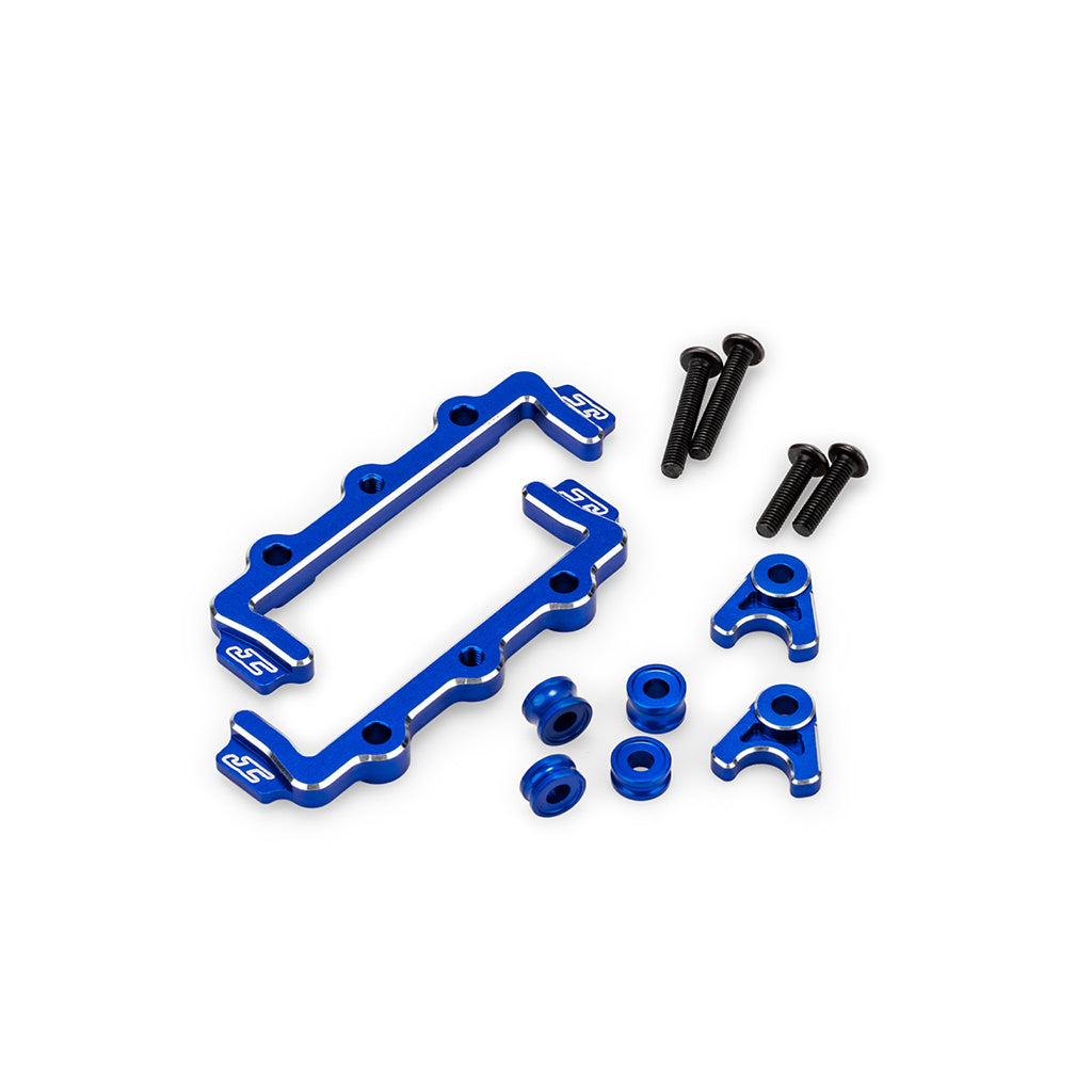 RC10B7.1 Alloy Battery Hold and Swing Set - Blue