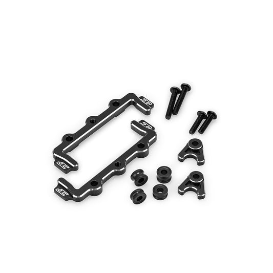 RC10B7.1 Alloy Battery Hold and Swing Set - Blue