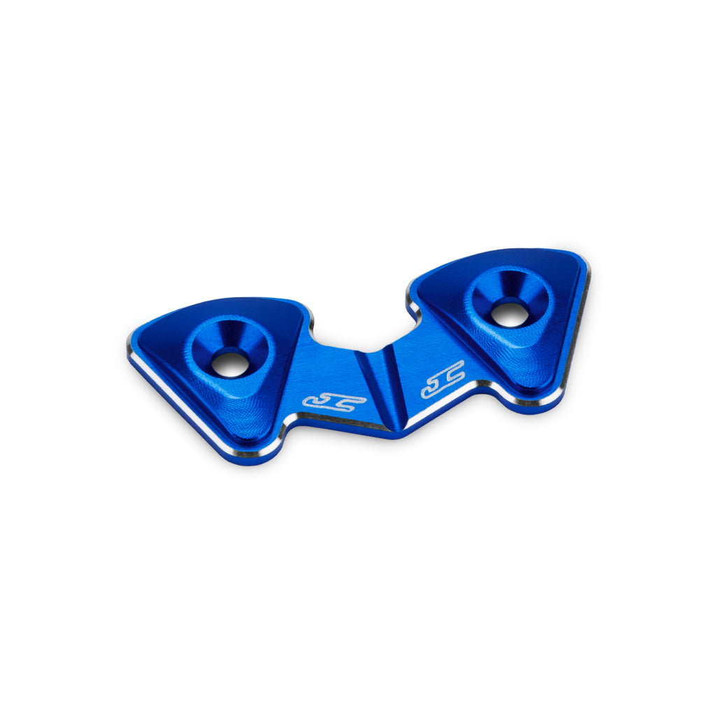 RC10B7.1 Aluminium 1 Piece Rear Wing Button Black