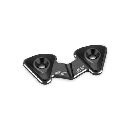 RC10B7.1 Aluminium 1 Piece Rear Wing Button Black