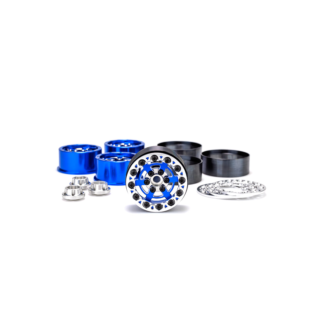 RC10B7.1 Aluminum D Mount - Blue
