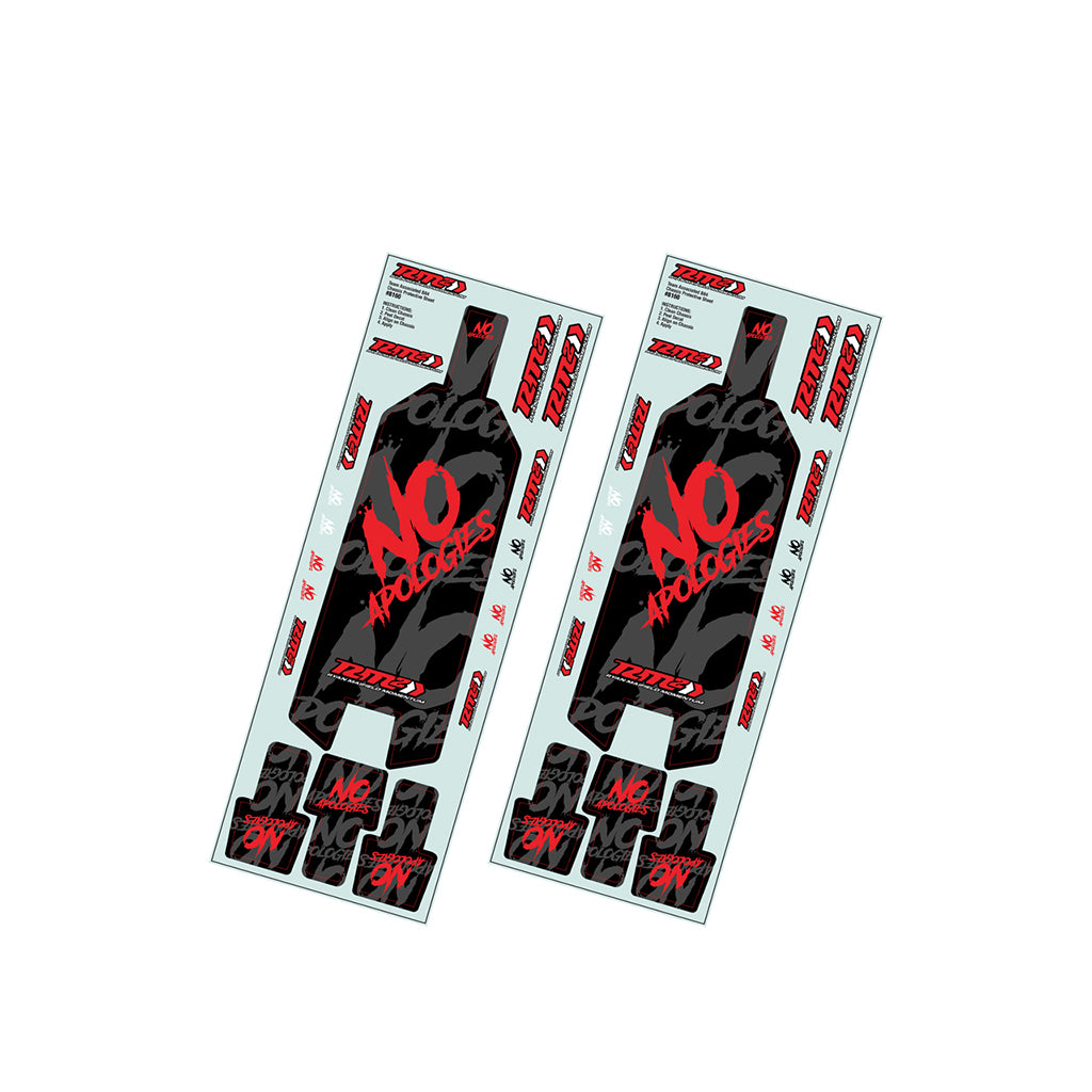 RM2 - 1/8th Off-Road C/F Body Washer-Adhesive 4pc