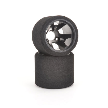 1/12 Standard Rear Rims - Black - 2 pairs