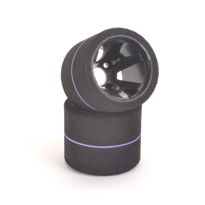 1/12 Standard Rear Rims - Black - 2 pairs