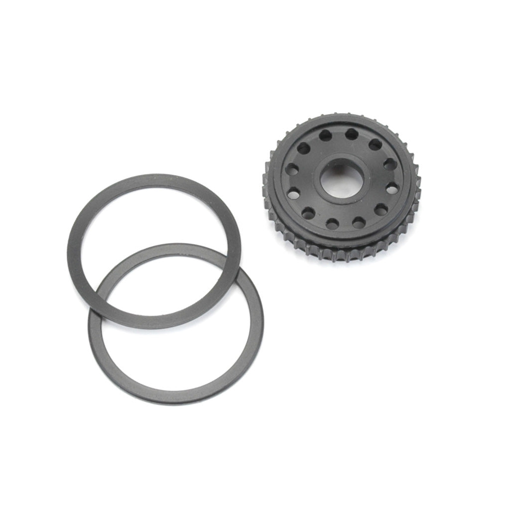 CNC Ball Diff Pulley and Fences; 36T - Mi4-Mi5evo
