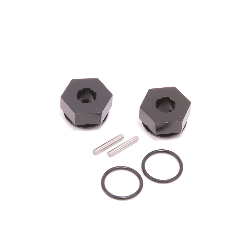 Alloy Wheel Hex 7.5mm (+1.5) Blk pr LD/23,L1/EVO/R