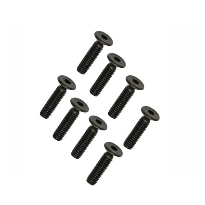 FTX FLAT HEAD M2.5 X 10MM SCREW (8pc)