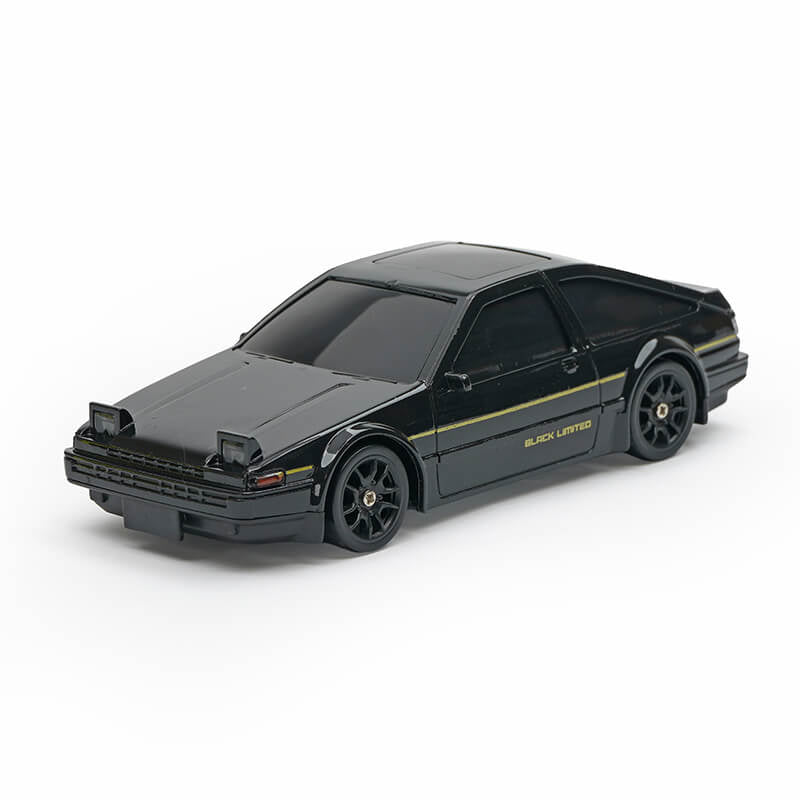 E-ZEE RC 1/43 LIGHTING TRUENO 4WD DRIFT CAR WITH GYRO - BLACK
