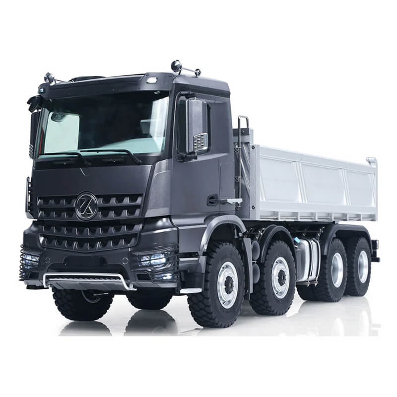 HUINA KABOLITE 1/14 DUMP TRUCK 8X8 WITH METAL TIPPER RTR SILVER