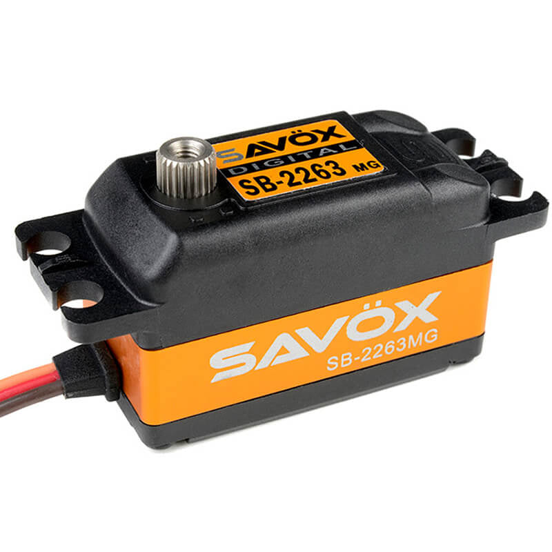 SAVOX LOW PROFILE BRUSHLESS DIGITAL SERVO 10KG/0.076s@6.0V