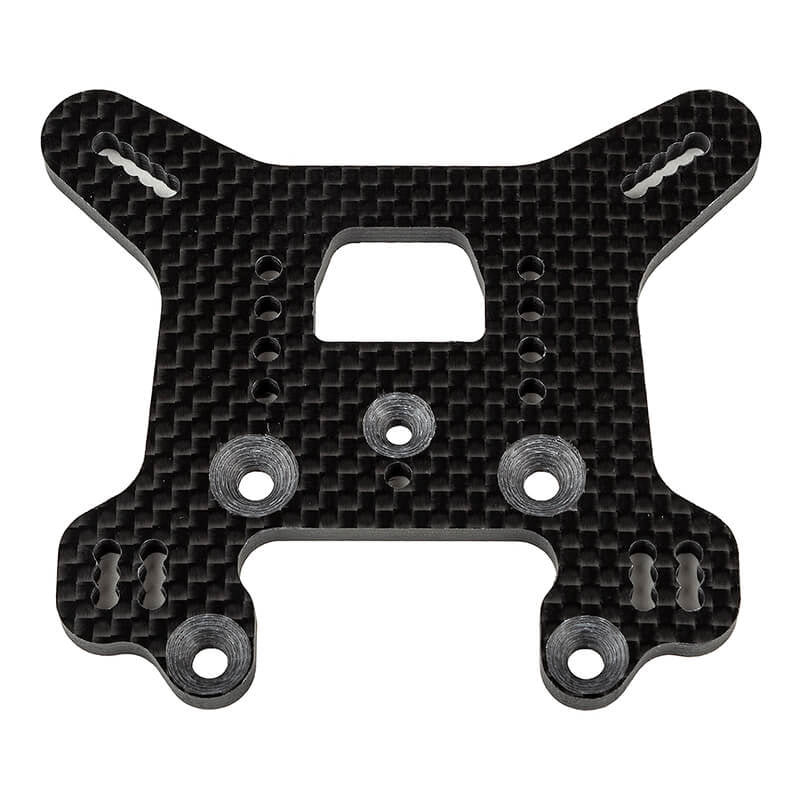 TEAM ASSOCIATED RC8B4.1/e FT REAR SHOCK TOWER 36.5, CARBON