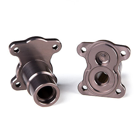 GMADE ALUM STRAIGHT AXLE (2) ADAPTOR TITANIUM GRAY R1 AXLE