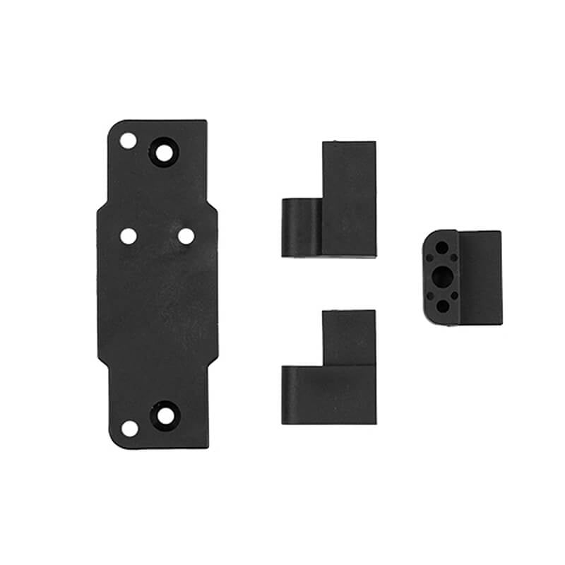 TEAM ASSOCIATED RC10 4WD SERVO MOUNT SET BLACK