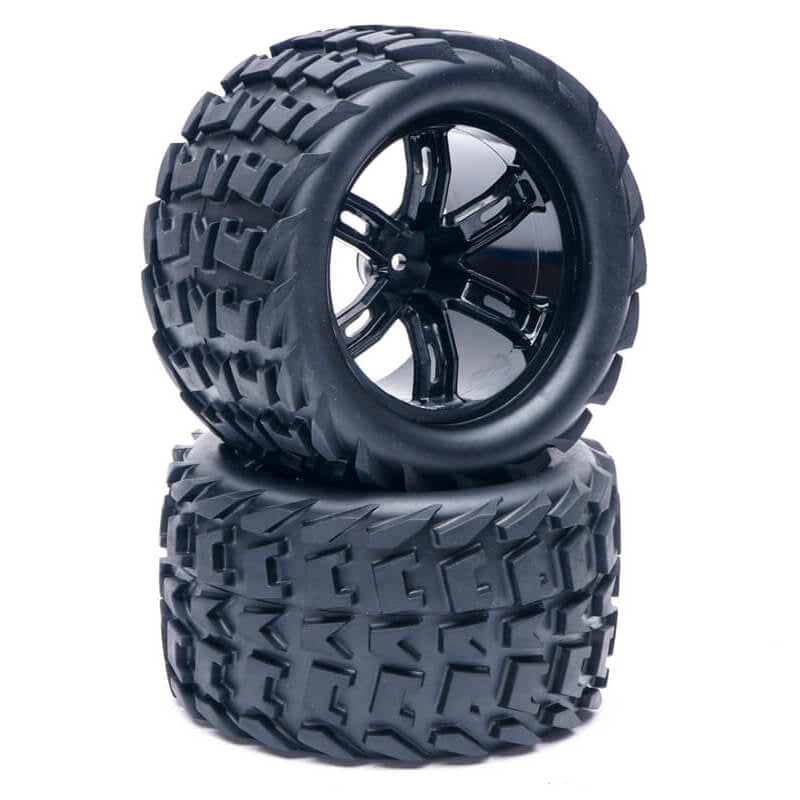 FTX KHAOS MOUNTED WHEELS/TYRES 50 (PR)
