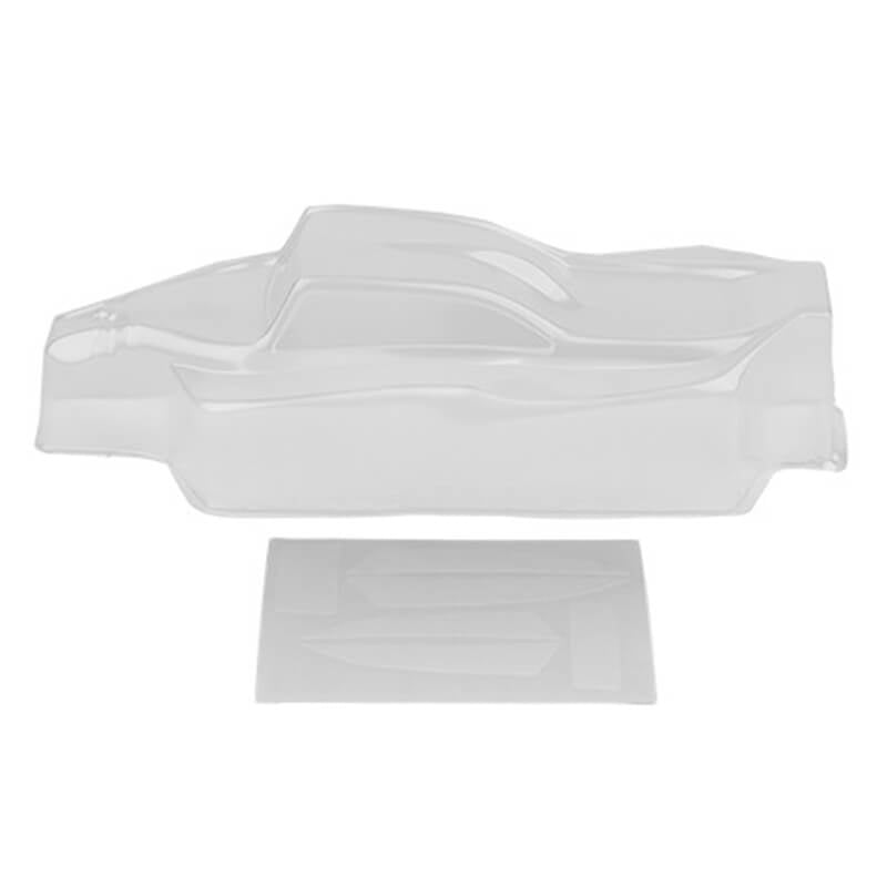 TEAM ASSOCIATED RC10T84 FT BODY SHELL LIGHTWEIGHT, CLEAR