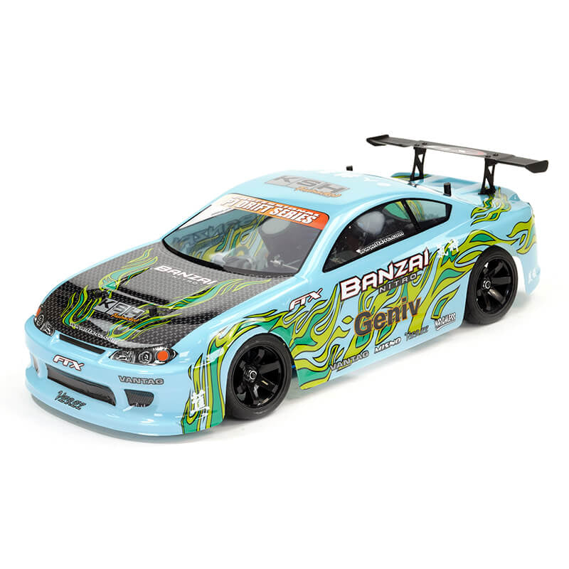 FTX BANZAI 1/10 STREET/DRIFT NITRO 4WD RTR CAR - BLUE