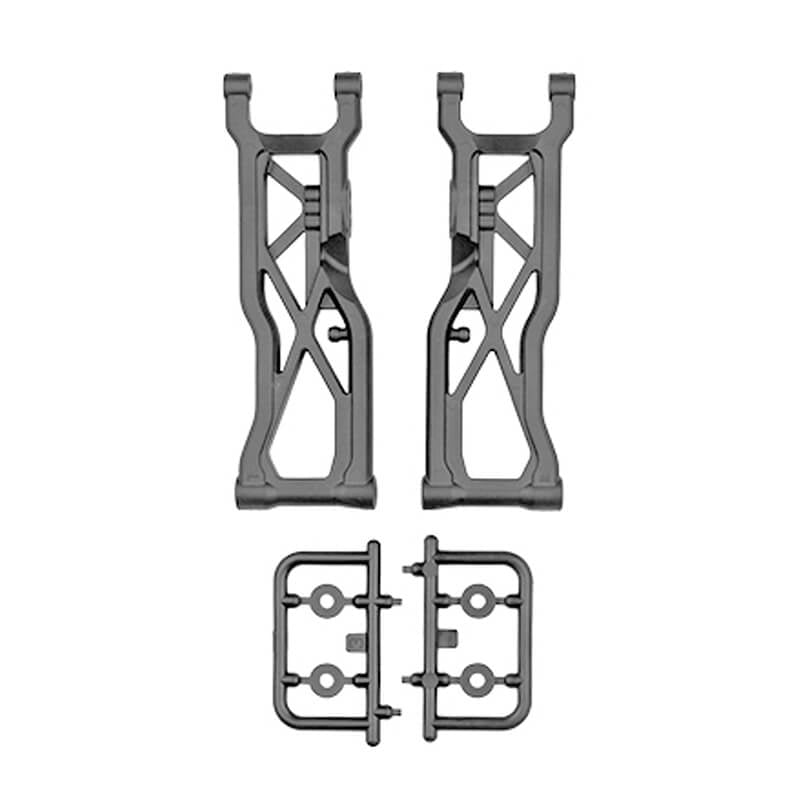 TEAM ASSOCIATED RC10T7 FT REAR SUSPENSION ARMS, CARBON