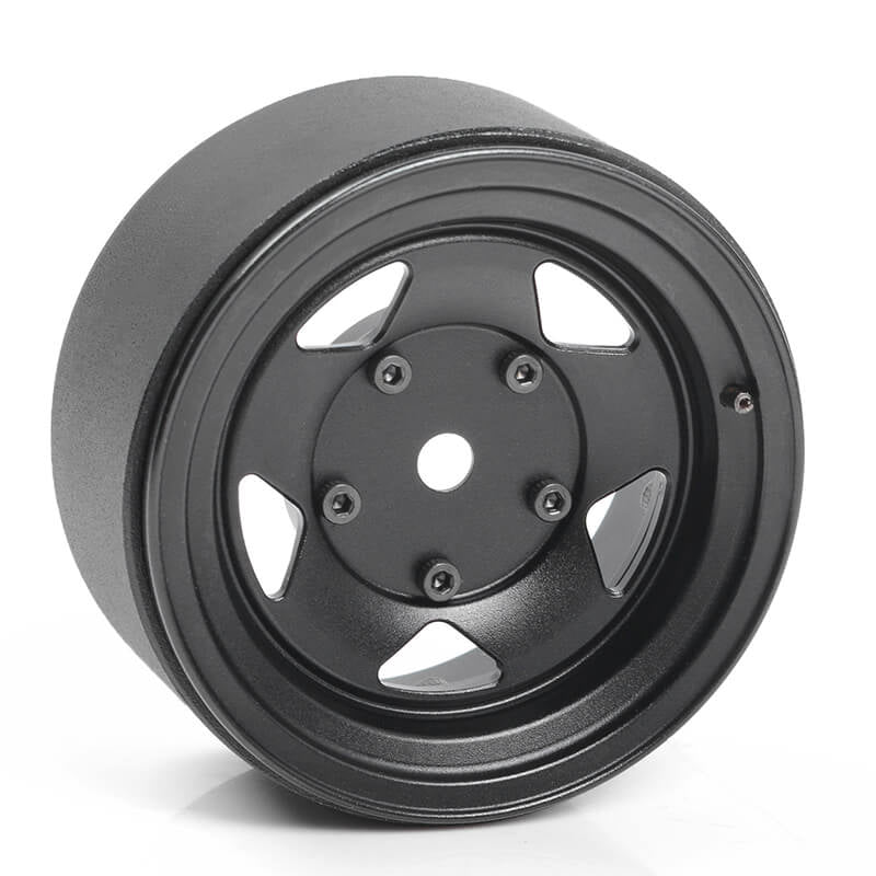 RC4WD SEREN 2.2" BEADLOCK WHEELS W/ CENTER CAPS (BLACK)