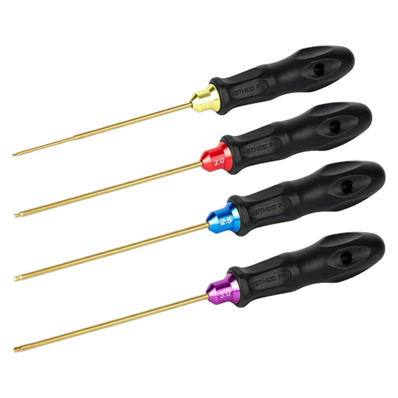 METHOD 4 PIECE METRIC BALL HEX DRIVER SET (1.5/2.0/2.5/3.0MM)