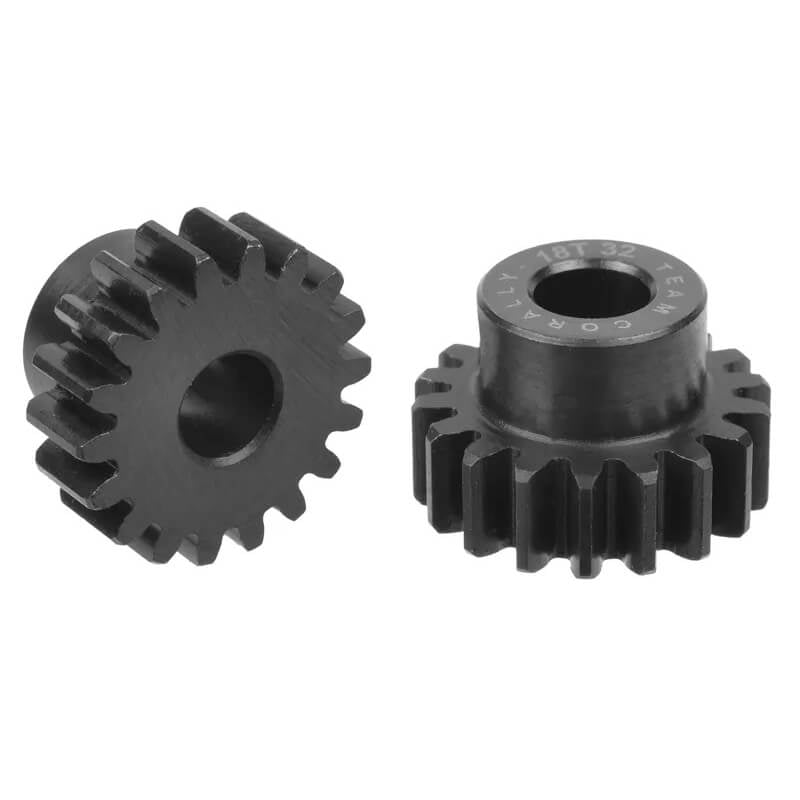 CORALLY 32 DP PINION SHORT HARDENED STEEL 18 TEETH 5MM