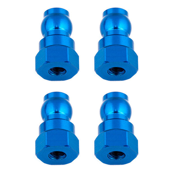 TEAM ASSOCIATED SHOCK BUSHINGS 12MM BLUE ALUMINIUM (4) (9MM OFFSET)