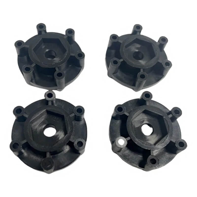 METHOD ADAPTOR 1/10 MT TYRE, 14MM HEX/13.2MM THICK (4PC)