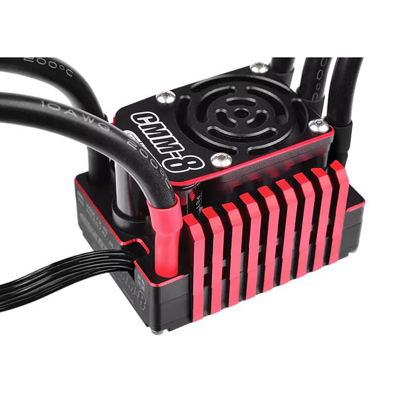TEAM CORALLY CMM-8 RACING BRUSHLESS ESC SENSORED 2-4S 240A BLACK/RED