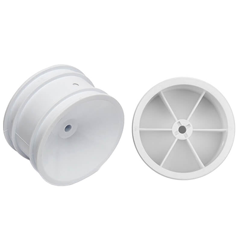 TEAM ASSOCIATED RC10 2.2 REAR WHEEL WHITE (FOR 3/16 AXLE)