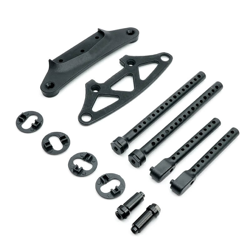 FTX RALLY FRONT BUMPER SET AND FR/RR LONG BODY POSTS