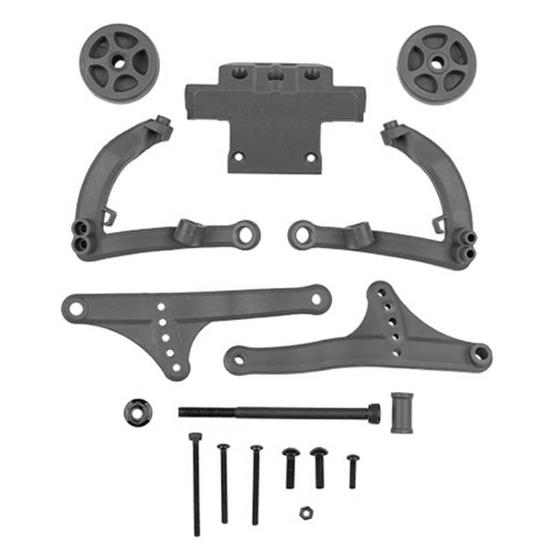 TEAM ASSOCIATED RIVAL MT10 FT WHEELIE BAR, GREY