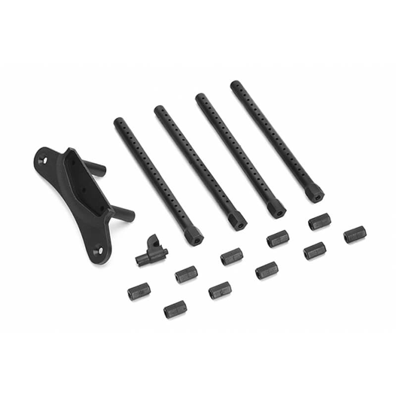 LOUISE RC FRONT BUMPER HOLD AND BODY MOUNT