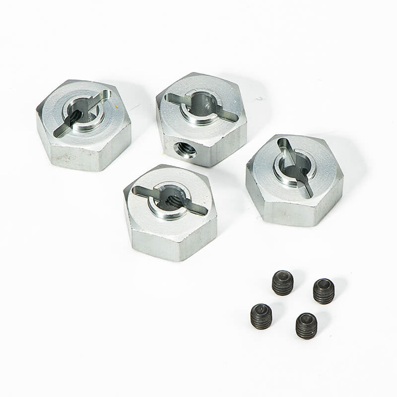 FTX RUFFNECK ALUMINIUM WHEEL HEXES (4PC)