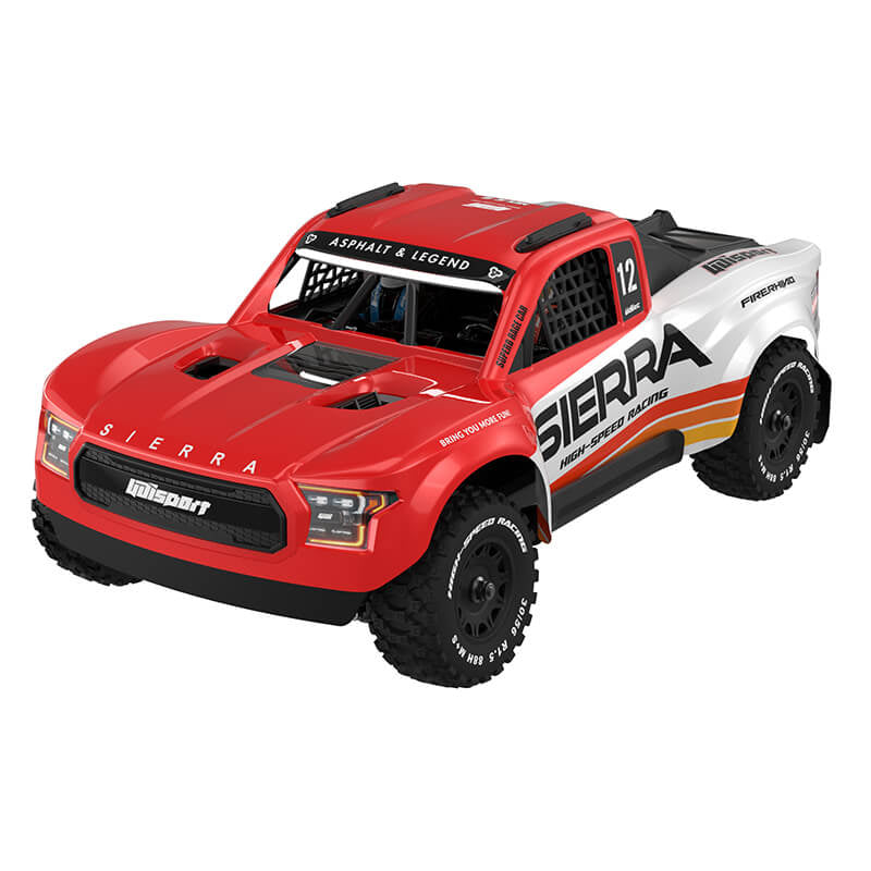 UDI RC 1/12 SIERRA 4WD SHORT COURSE TRUCK B/LESS RTR - RED