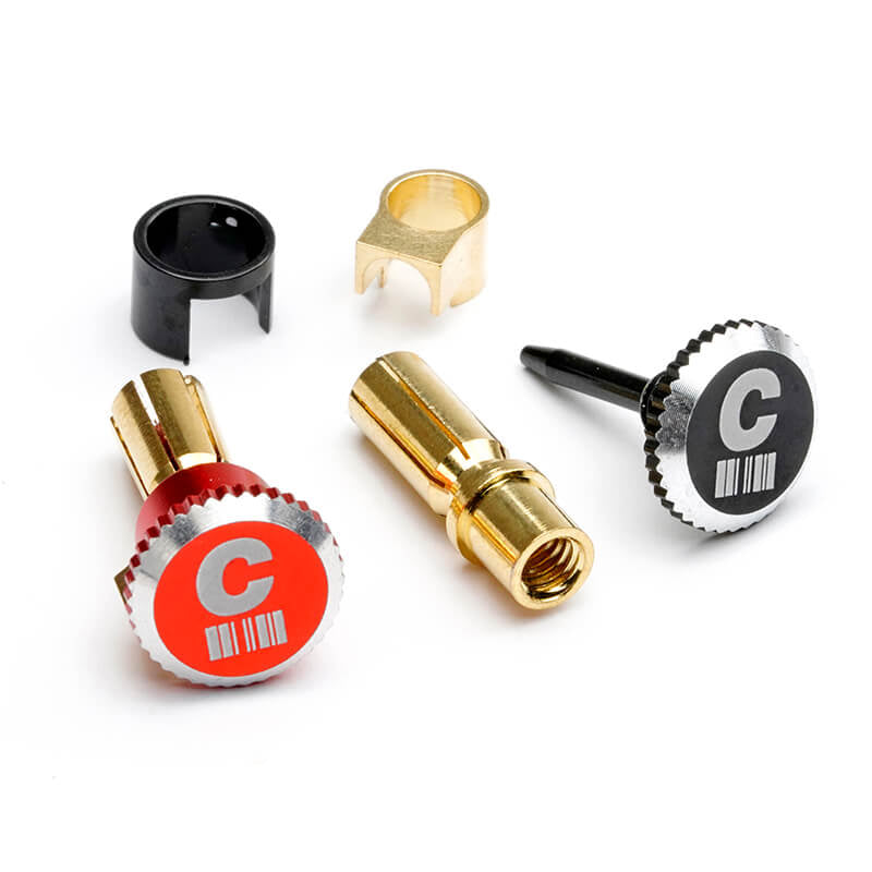 CENTRO LOCKDOWN HEATSINK BULLET PLUG GRIPS WITH 5MM BULLETS