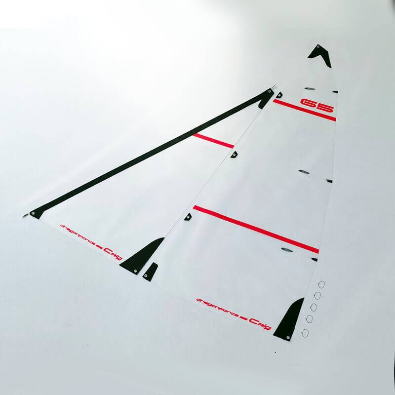 JOYSWAY DF65V6-V8 C SAIL SET 50 MICRON MYLAR, ROUND TUBE PAC