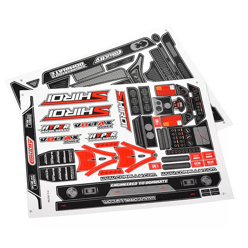 CORALLY BODY DECAL SHEET SHIROI 1PC