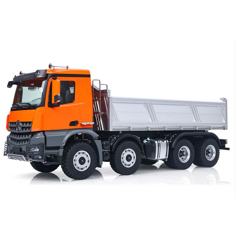 HUINA KABOLITE 1/14 DUMP TRUCK 8X8 WITH METAL TIPPER RTR ORANGE