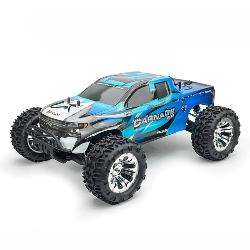 FTX CARNAGE 2.0 1/10 BRUSHED TRUCK 4WD RTR - BLUE