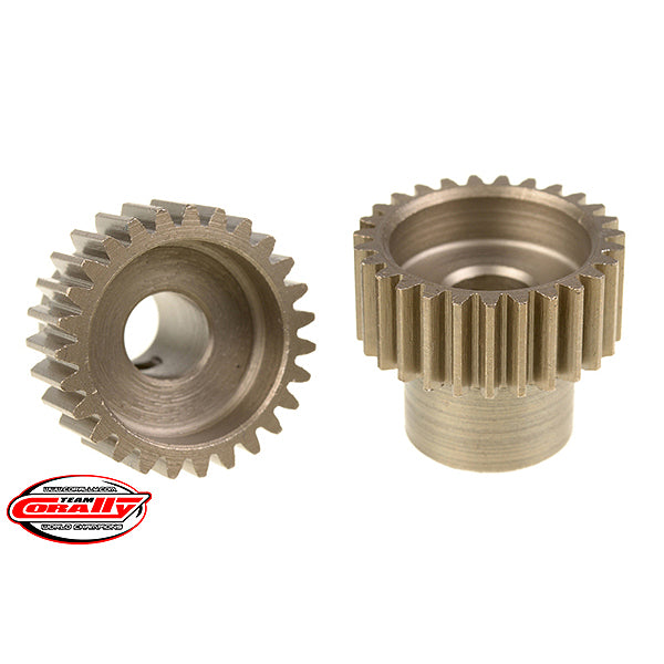 CORALLY 48 DP PINION SHORT HARDENED STEEL 27 TEETH 5MM