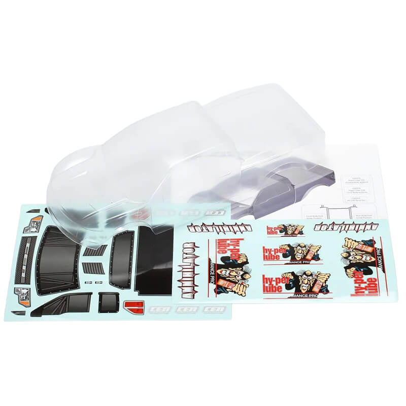 CEN RACING HY-PER LUBE 150 CLEAR BODY W/ DECAL