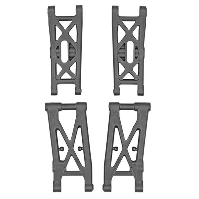 TEAM ASSOCIATED RB10 RETRO SUSPENSION ARM SET, GREY
