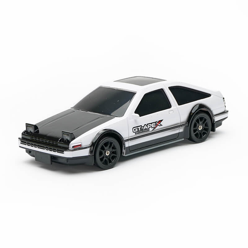 E-ZEE RC 1/43 LIGHTING TRUENO 4WD DRIFT CAR WITH GYRO - WHITE