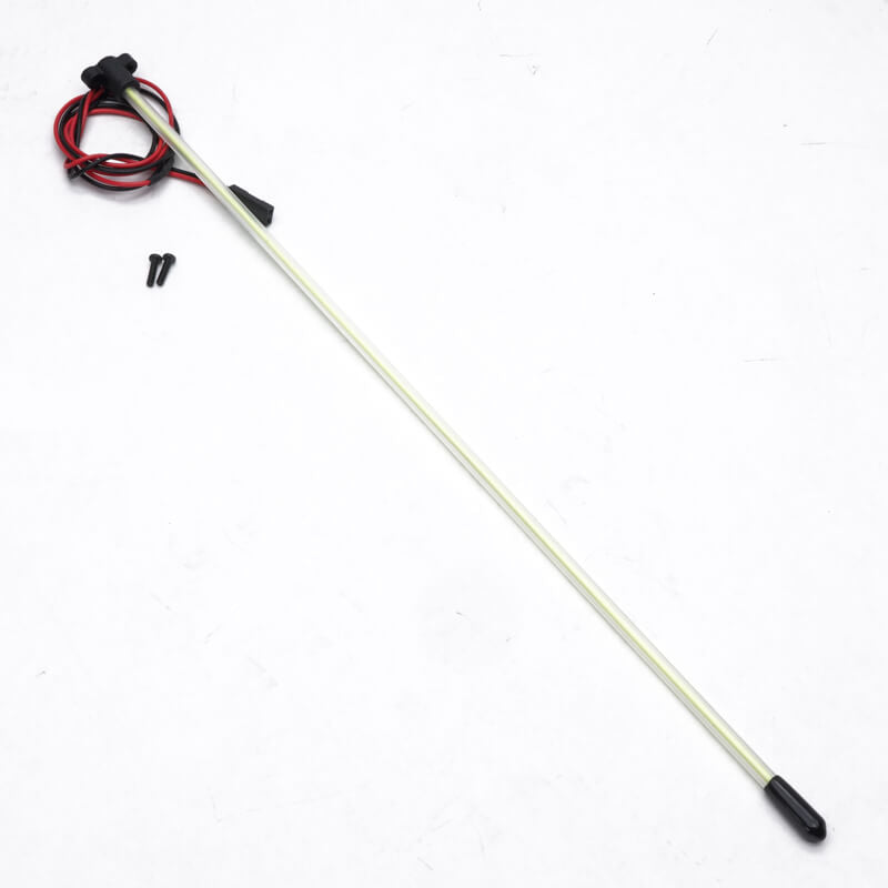 FASTRAX LED WHIP LIGHT ANTENNA W/MOUNT 1/10TH - GREEN