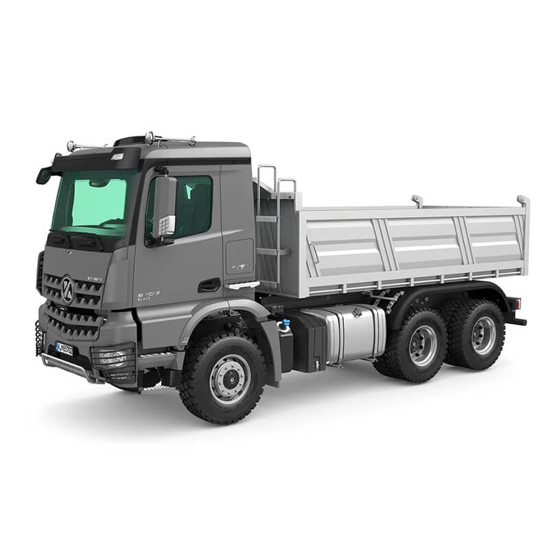 HUINA RC KABOLITE 1/14TH 6x6 DUMP TIPPER TRUCK RTR SILVER