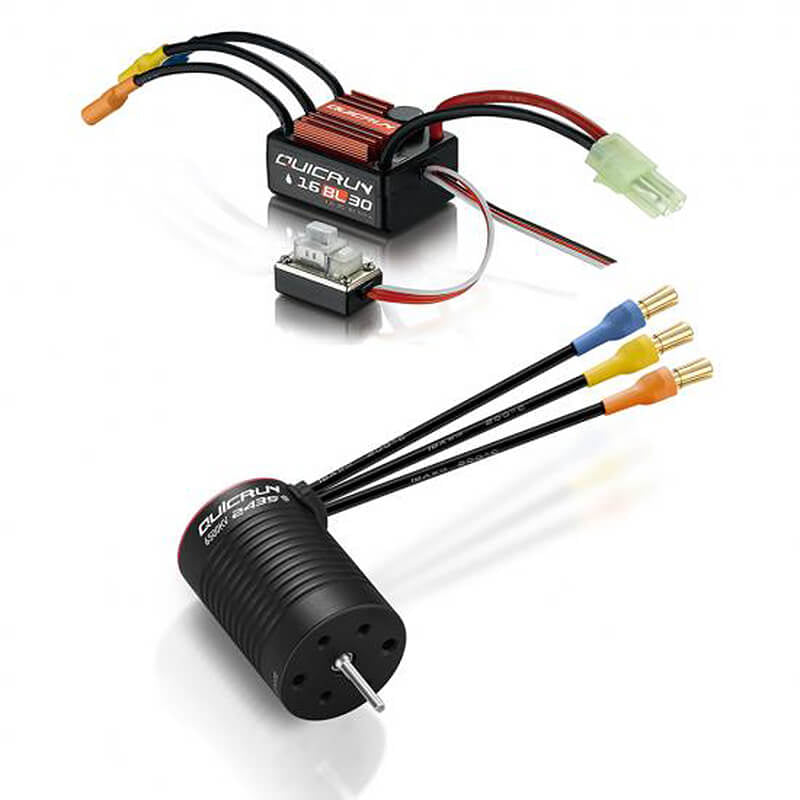 HOBBYWING QUICRUN COMBO WP-16BL30 ESC & 2435SL 6500KV G3 MOTOR