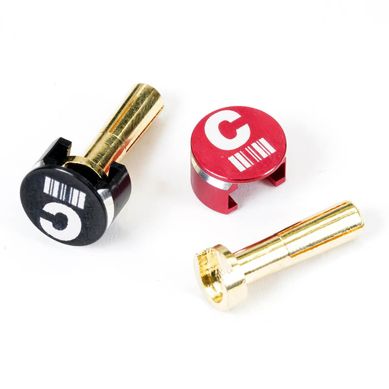 CENTRO LOWPRO HEATSINK PLUG CONNECTOR GRIPS WITH 4MM BULLETS