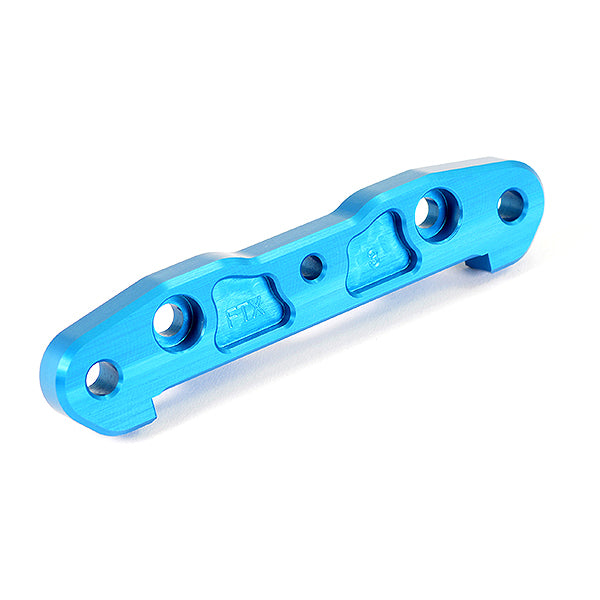 FTX DR8 REAR RR ALUMINIUM LOWER CNC SUSPENSION MOUNT - BLUE