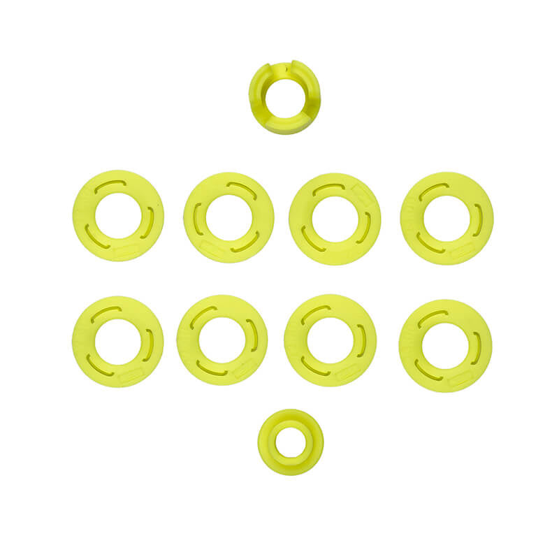 TEAM ASSOCIATED RC28R FT SIDE WALL FLANGE SET, YELLOW
