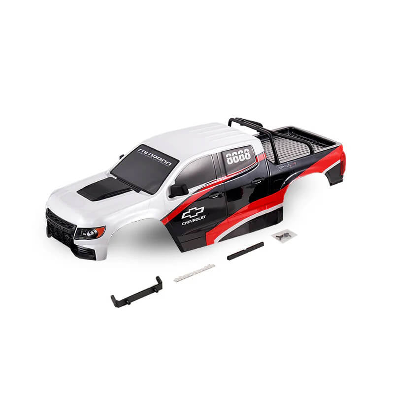 FMS FMT10 11021RS CAR BODY ASSEMBLY (BLACK/WHITE)